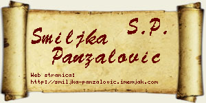 Smiljka Panzalović vizit kartica